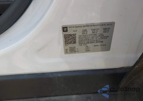 2019 GMC Terrain Sle from USA, damaged, VIN 3GKALMEV2KL290050